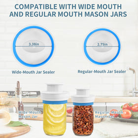 afontoto mason sealer regular-mouth attachment for tight vacuum seal