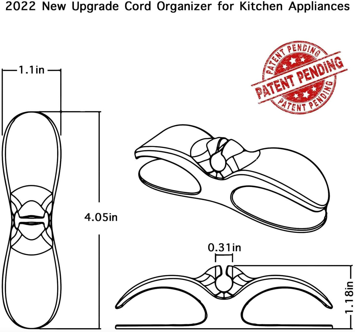 AFunCrafter cord organizer showcases flexible silicone wrap around curved devices