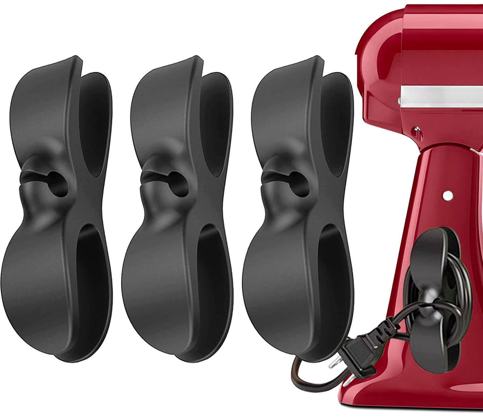 AFunCrafter Cord Organizer keeps kitchen appliance cords neat on the counter.