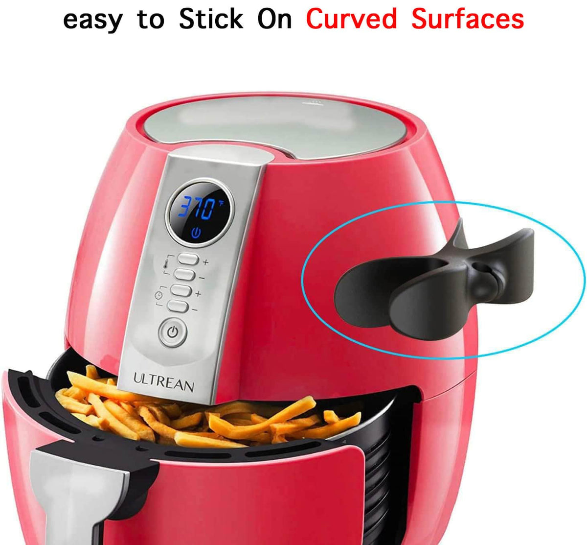 AFunCrafter cord organizer on KitchenAid mixer keeps cords wrapped neatly and out of the way