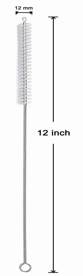 AFUUFA straw cleaner brush 12mm diameter handles wide mug openings with ease.