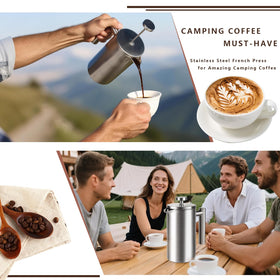 AgcKuzt camping outdoor use design makes coffee brewing easy on the go