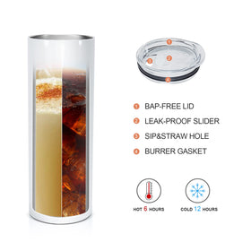 AGH bulk pack includes 10 tumblers and 10 straws for simple family or office use.