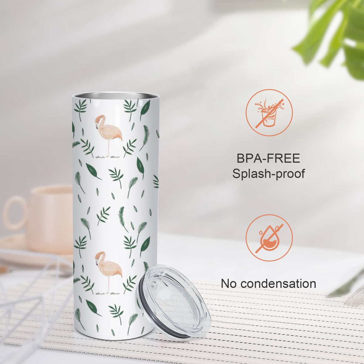 AGH wide-mouth design eases ice addition and easy cleaning after use.
