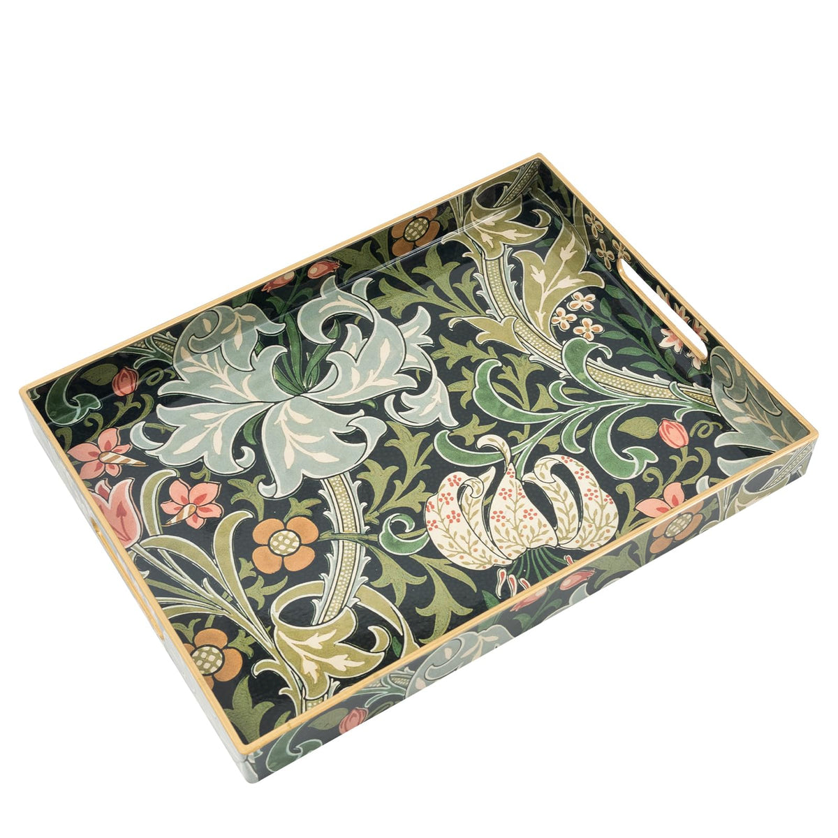 AGIOTA coffee table tray with decorative design enhances living room style