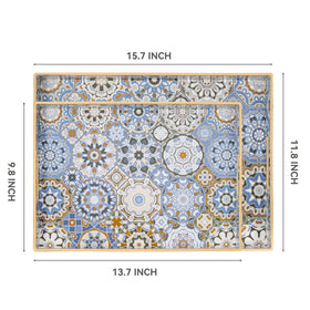 AGIOTA decorative tray enhances living room decor with versatile display options
