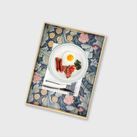 AGIOTA serving tray with handles close-up showing smooth surface and durability