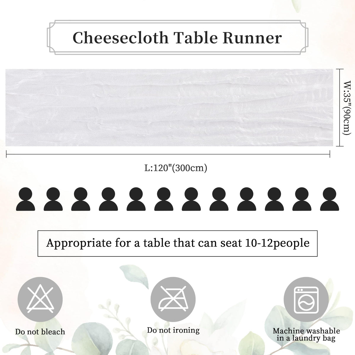 AGIRL bridal shower cheesecloth decor adds soft texture and elegance