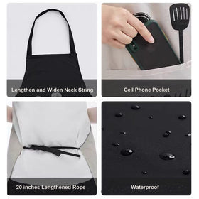 Agirlvct apron features two large pockets for tools or notes