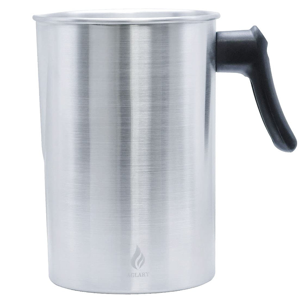 AGLARY candle making pouring pot with 3L capacity for efficient wax melting.