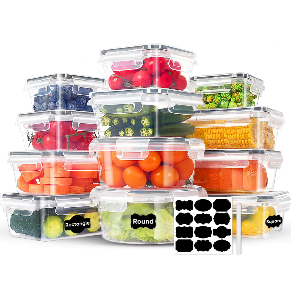 AGNDTXR rectangular containers for organized meal prep.