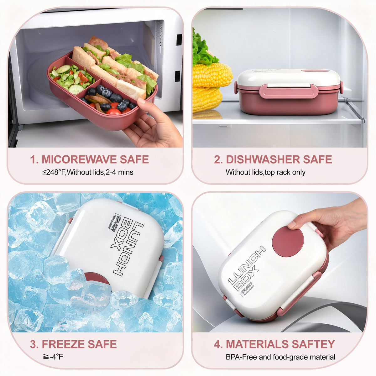AGREON sauce-compartment design keeps dressings separate and fresh.