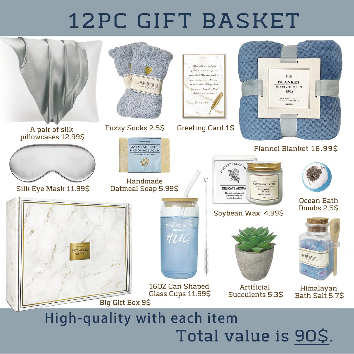 AHAGIFTREE Get Well Basket mug ready for soothing hot beverages