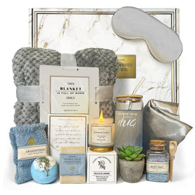 AHAGIFTREE Get Well Soon basket gray offers gentle comfort after surgery.