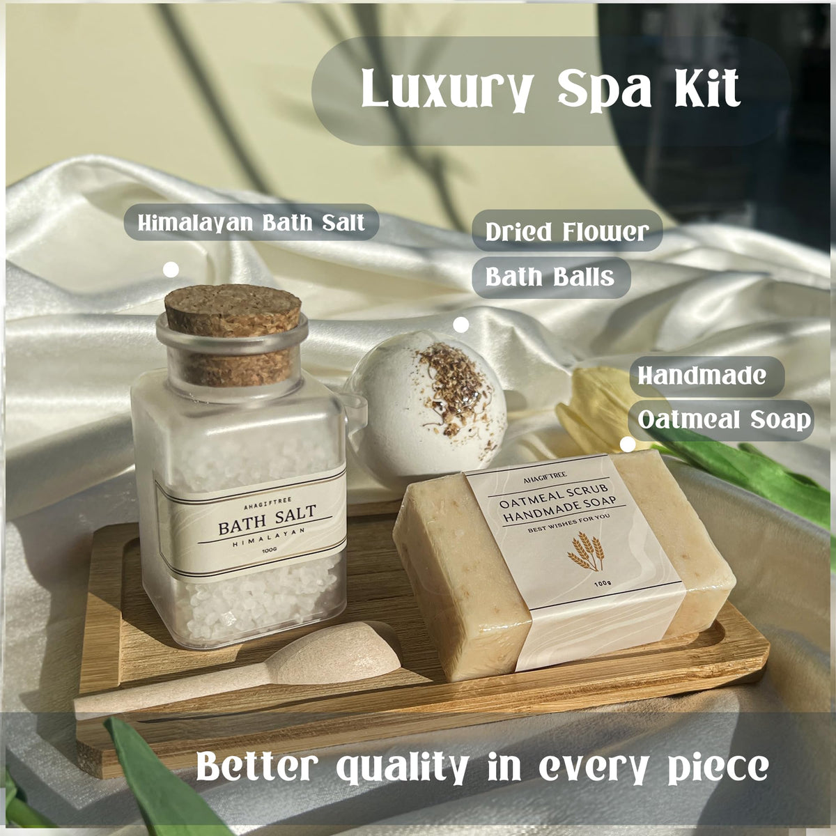 AHAGIFTREE soy candle, soothing aroma for calm moments