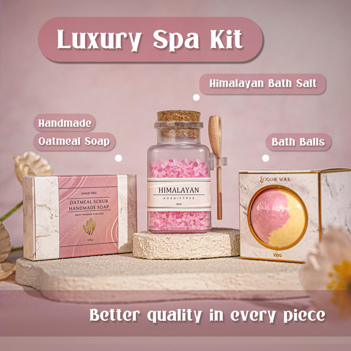 AHAGIFTREE soy candle soft fragrance for a calming ambiance
