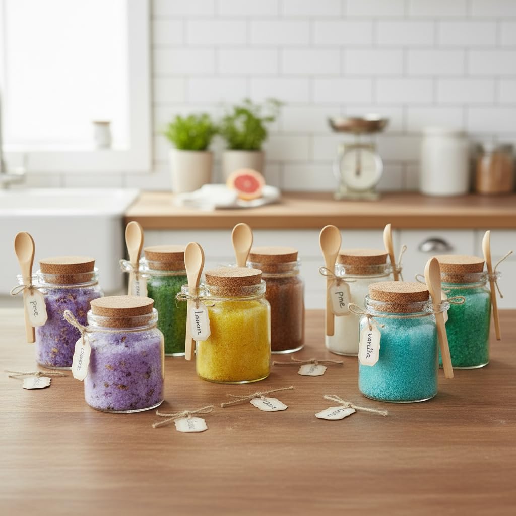 Ahhute cleaning brush included to simplify jar cleaning after use