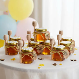 Ahhute gold organza bags for elegant packaging of favors and gifts
