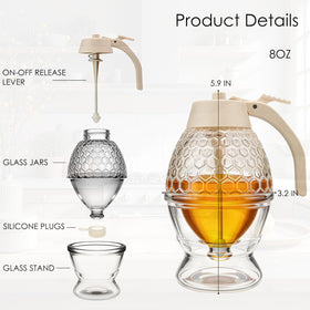 Ahhute honey dispenser BPA-free parts ensure family safety