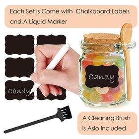 Ahhute labels for jars to personalize gifts