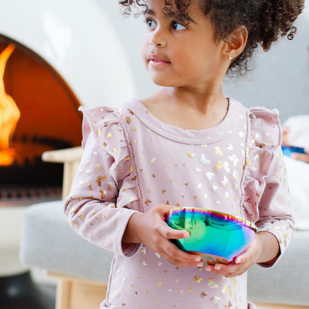 Ahimsa bowls designed for little hands with a comfortable grip.