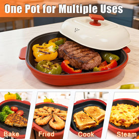 AHJ silicone mat heat distribution image emphasizes even heating and protection.