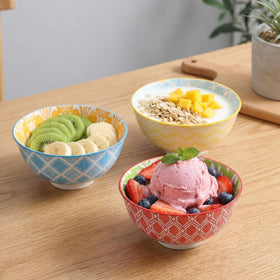 AHX Dessert Bowls Set6 dishwasher-safe for easy cleanup
