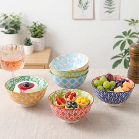 AHX Dessert Bowls Set6 10 oz capacity ideal for ice cream