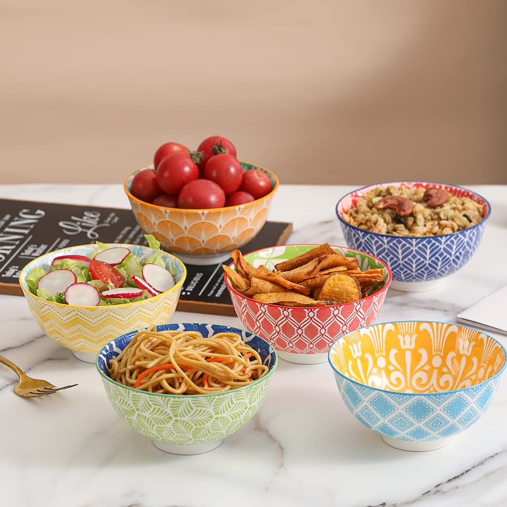 AHX Dessert Bowls Set6 microwave-safe for quick heating