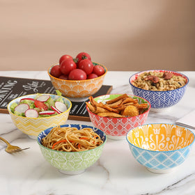 AHX Dessert Bowls Set6 microwave-safe for quick heating