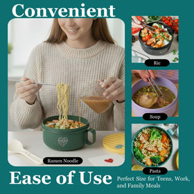 AI LOVE PEACE microwave-safe container for fast heating.