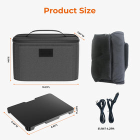AICPAN 3-in-1 food warmer in use for office or travel
