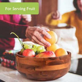 Fruits arranged in the bowl for healthy snack display