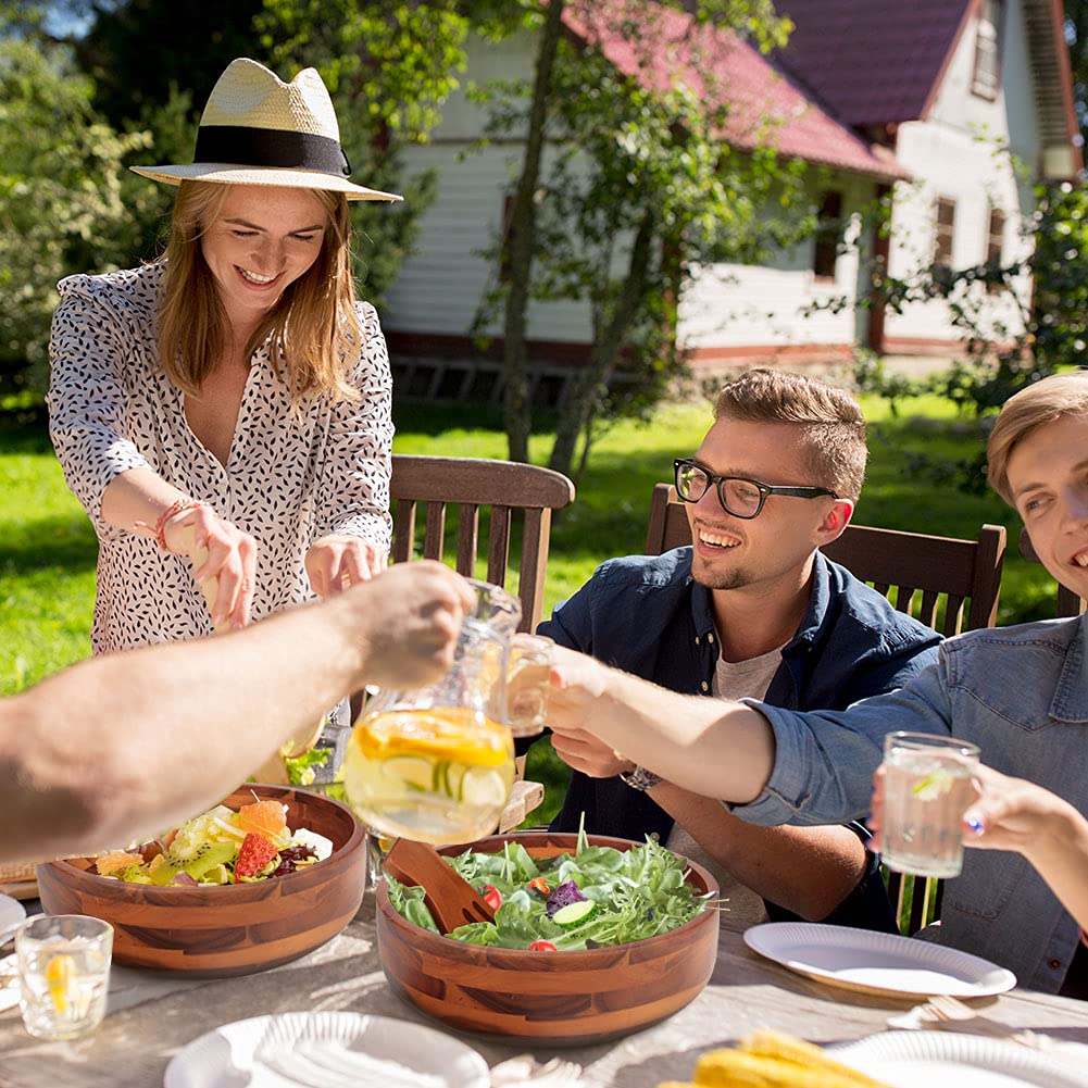 Pasta served in the large bowl for family meals