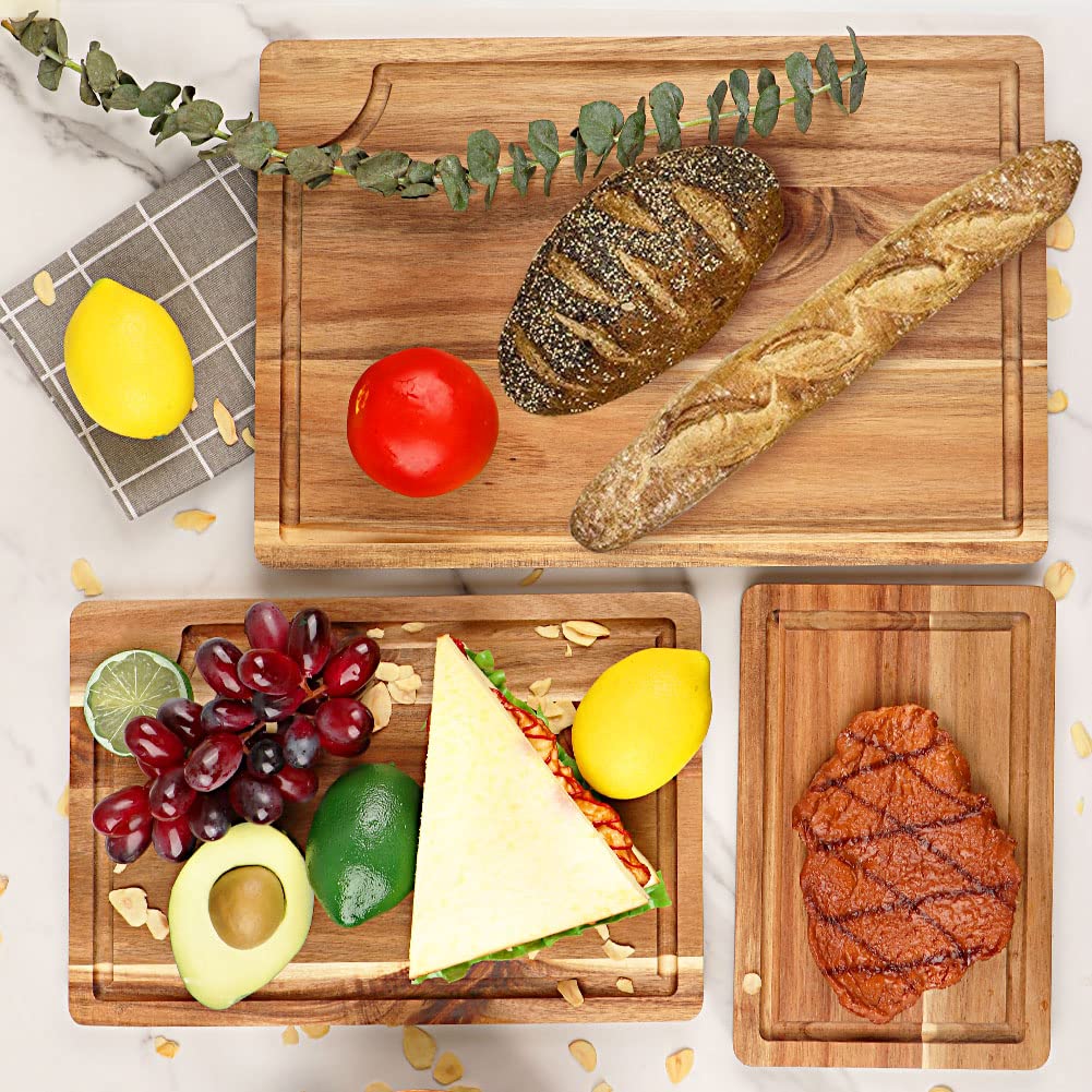 AIDEA Acacia cutting boards gifted-ready packaging appeals to cooking enthusiasts