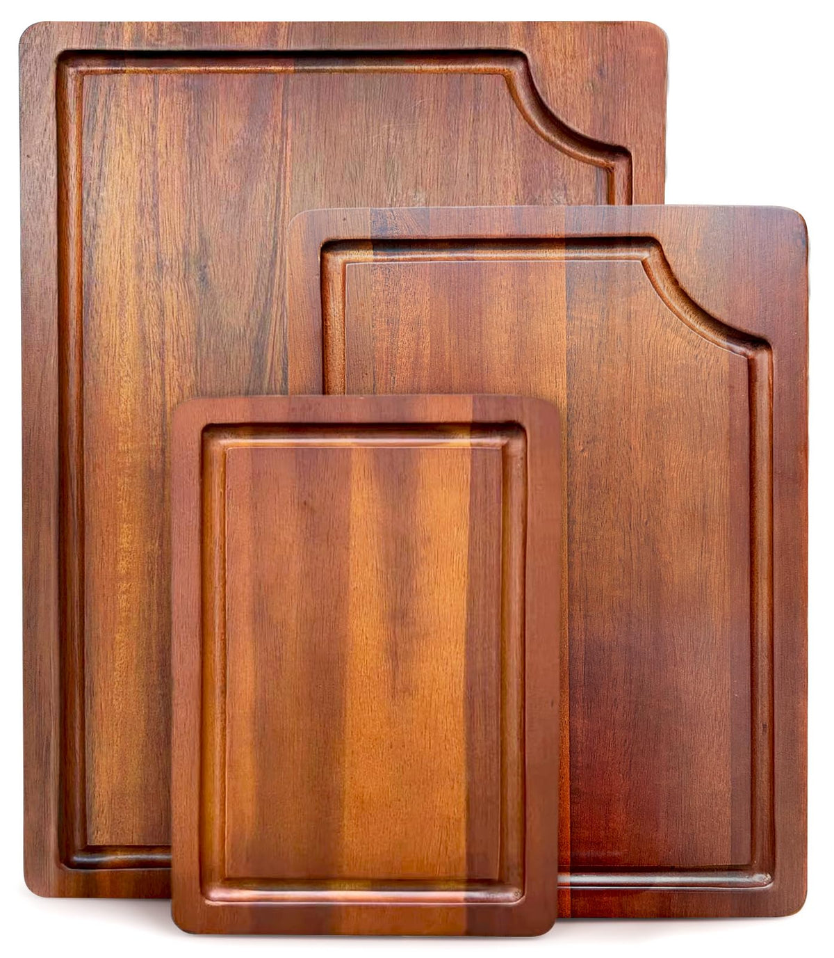 AIDEA acacia cutting board large 15x10 with juice groove for meats