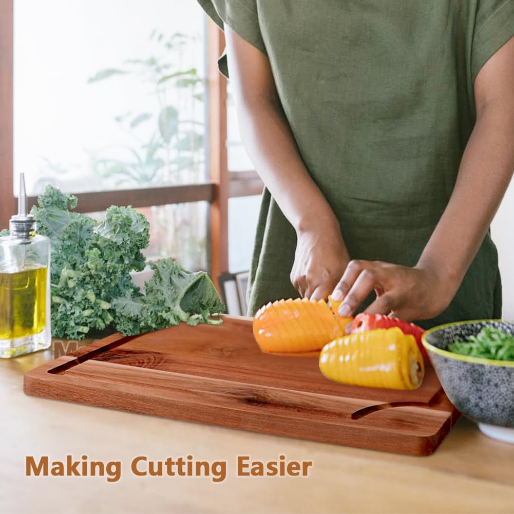 AIDEA acacia cutting board small 9x6 perfect for herbs