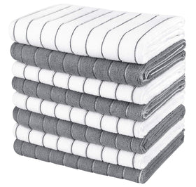 AIDEA kitchen towels with high absorbency for fast dish drying