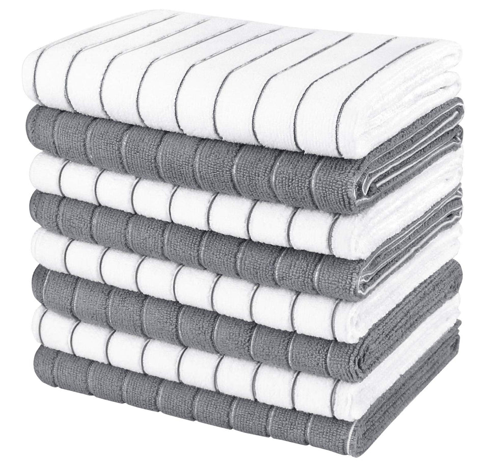 AIDEA kitchen towels with high absorbency for fast dish drying