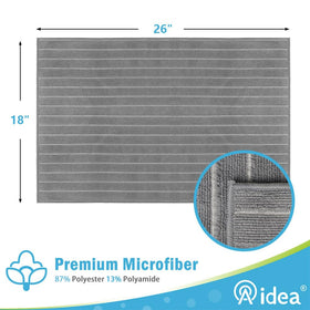 AIDEA soft-touch towels shown for gentle cleaning and lint-free drying