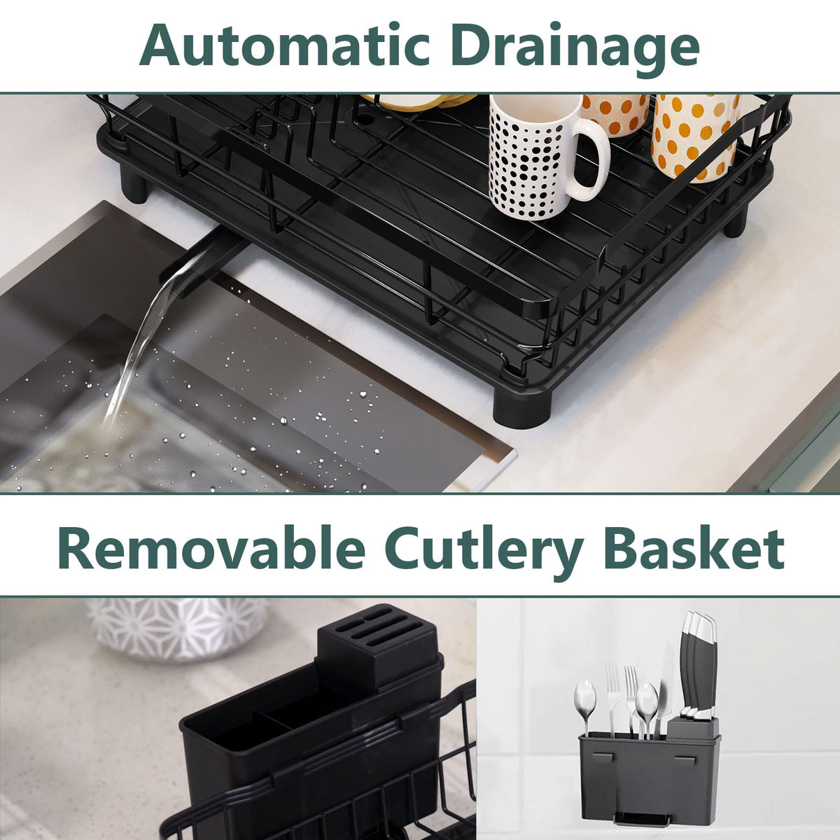 AIDERLY compact design fits small kitchens and countertops.