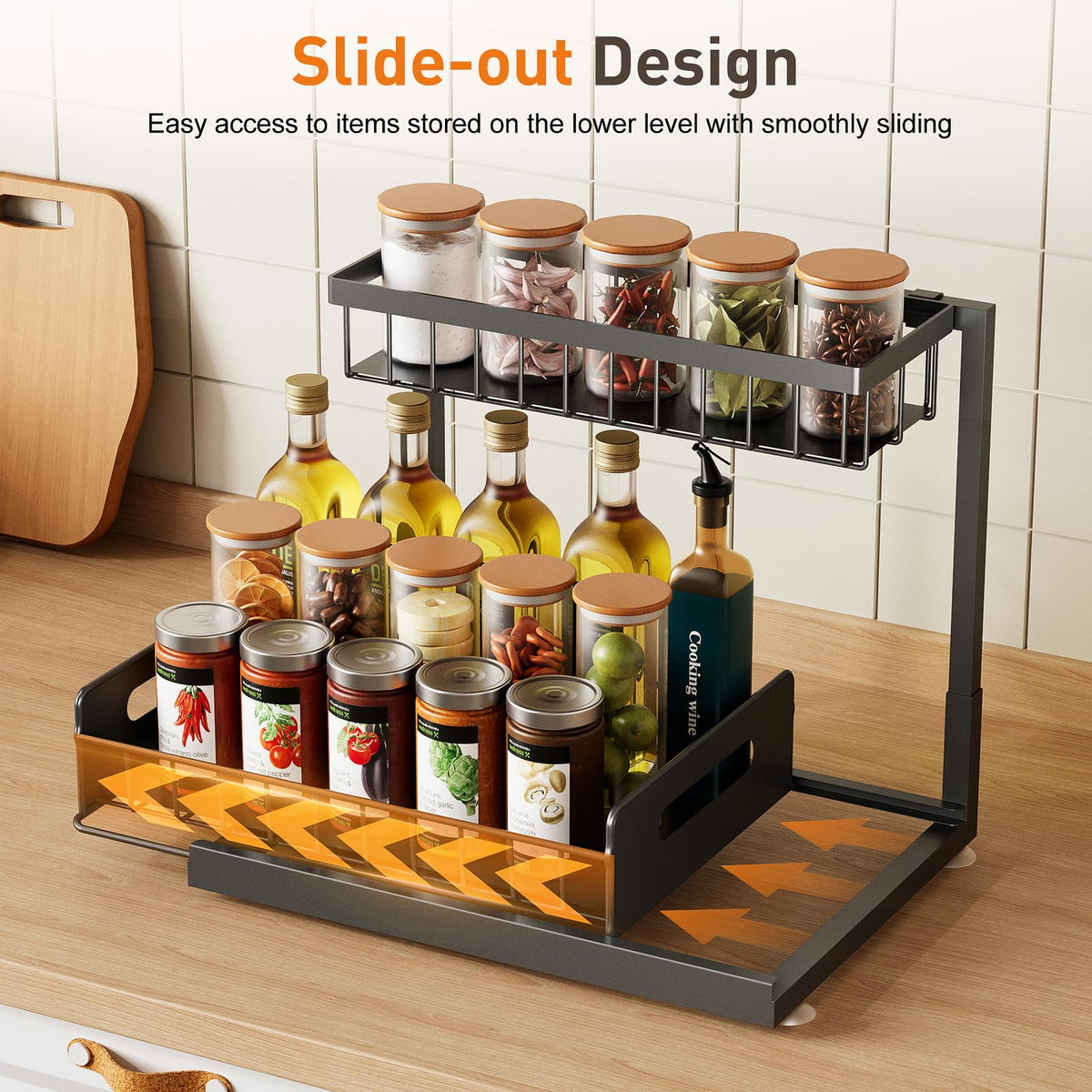 AIDIAM rust-proof metal frame delivers durable organization.