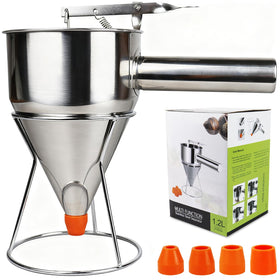AIDOIT pancake batter dispenser with stand for stable countertop prep