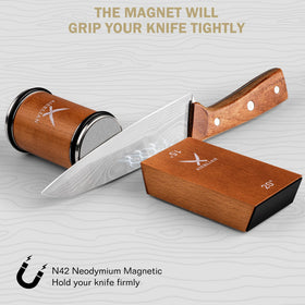 AIERLIAN sharpener 15-degree magnetic guide for higher sharpness.