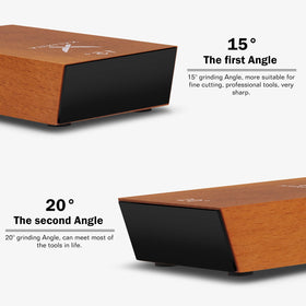 AIERLIAN sharpener 20-degree magnetic guide for consistent sharpening.