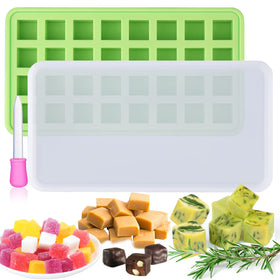 AIERSA silicone molds with 32 cavities for herb-infused oil cubes