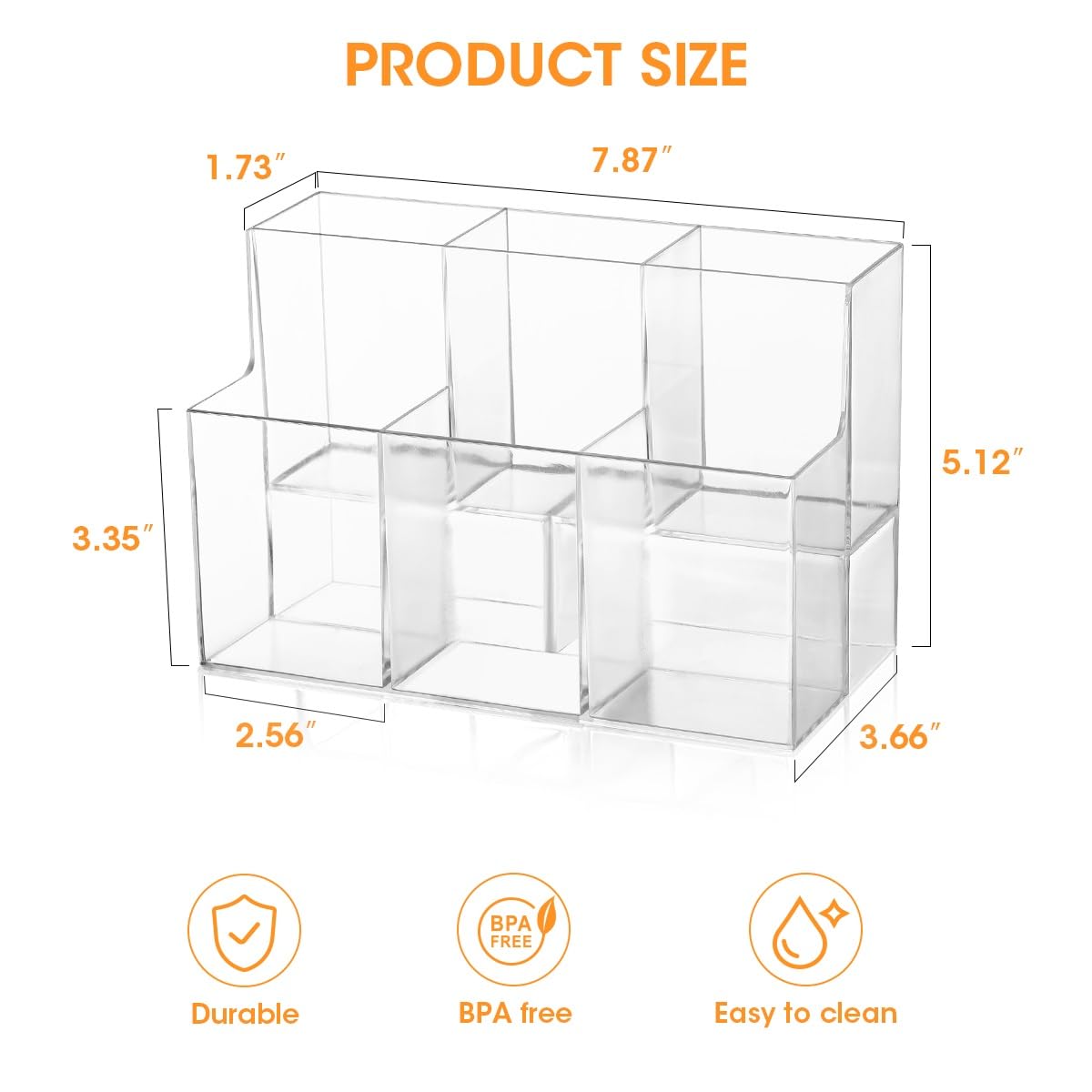 AIEVE BPA-free durable plastic ensures long-lasting countertop use