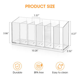 AIEVE BPA-free plastic design is durable and simple to wipe clean.