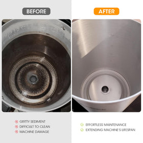 AIEVE coffee filter helps maximize basket space and prevent leaks.