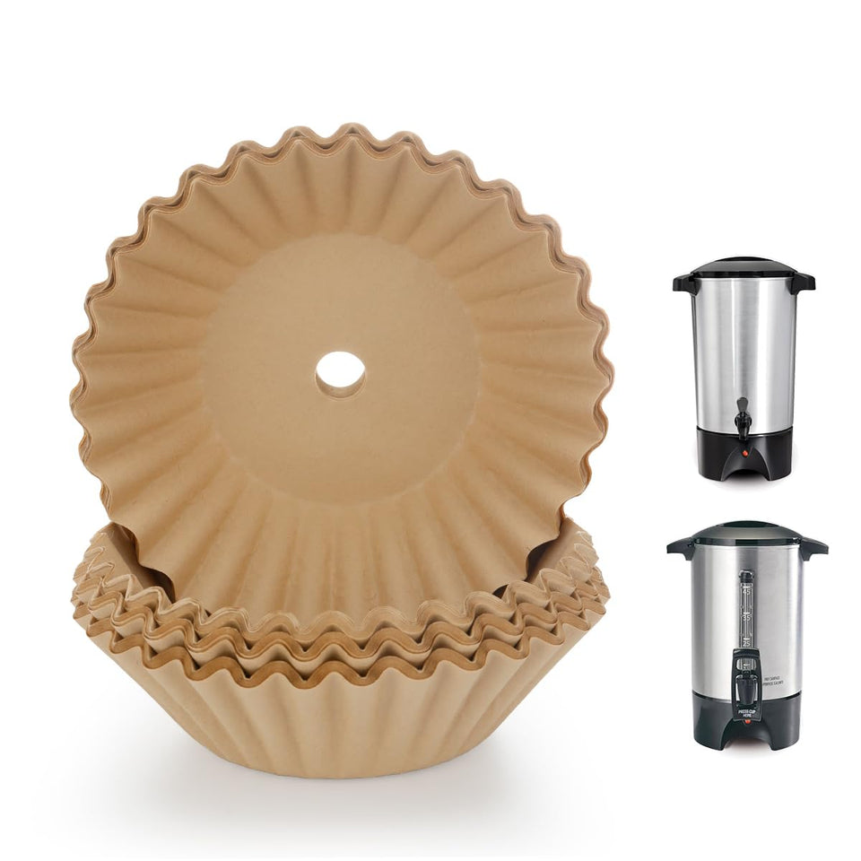 AIEVE coffee filter with large pre-punched holes for even extraction.